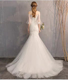 High Quality Wedding Dress, Off Shoulder Bridal Dress,mermaid Wedding Dress