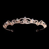 Simple Baroque Bridal Accessories, Vintage Diamond Set, Birthday Cake Party Tiara, Wedding Hair Band Tiara