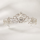 Noble Queen Stage Accessories, Baroque Retro Headband, Alloy Crown, Bridal Wedding Head Accessories