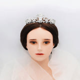 Noble Queen Stage Accessories, Baroque Retro Headband, Alloy Crown, Bridal Wedding Head Accessories