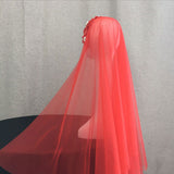 Hat veil, Lace and Diamond veil, Bridal Wedding Accessories, Women's Soft veil