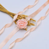 Mediterranean style bridal belt, imitation cloth flowers, wedding dress dress accessories