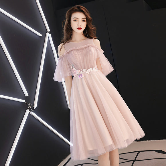 elegant fairy midi dress, dreamy temperament party dress, student grad Jan Bridal elegant fairy midi dress, dreamy temperament party dress, student grad Jan Bridal