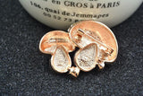 Chic Inlaid rhinestones, cute  brooch ,little mushroom brooch