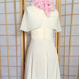 Plus-size bridesmaid dresses, long v-neck dresses, ivory evening gowns,white dresses