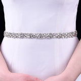 luxury rhinestone, silk ribbon bride waist seal, wedding dress runway waist ornaments